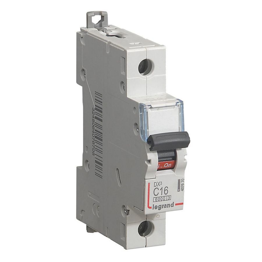 Installatieautomaat DX³ 6000A/10kA 1-polig C-karakteristiek 16A