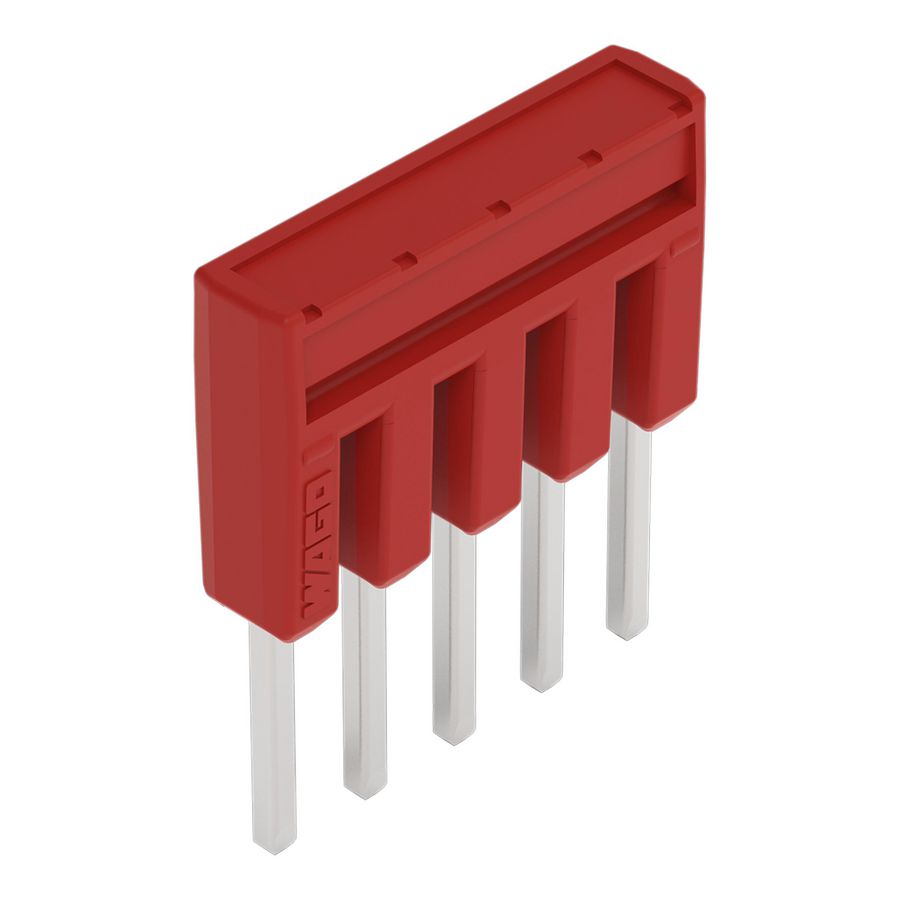 Brug 5-voudig geisoleerd rood 2000-405/000-005 VVE=25