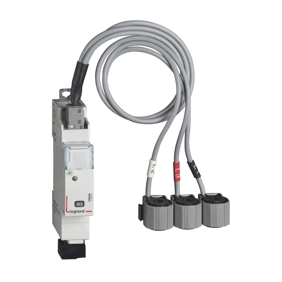 Meetmodule 3xmonofase + 3 gesloten EMS CX3 DIN