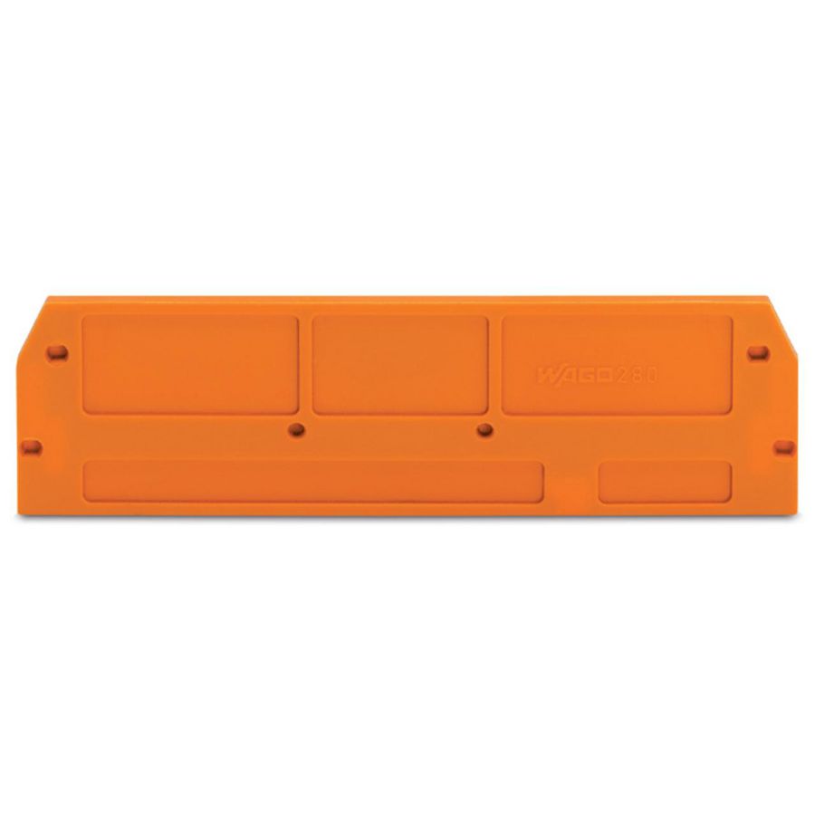 Afsluit-+tussenplaat 2,5mm oranje 280-373 VVE=25