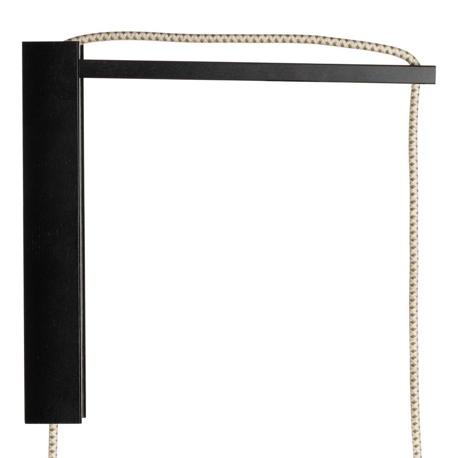 Muurbevestiging met verstelbare arm 24.5cm zwart