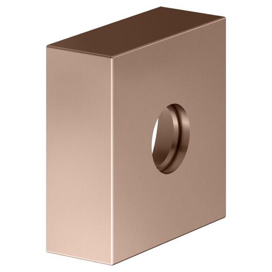 Verlengingsrozet vierk/baduitloop/slangansl/hoogte 25mm rood