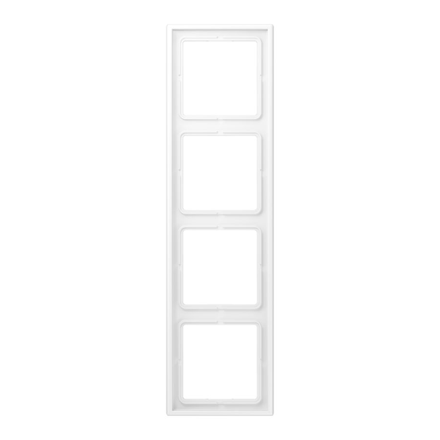 Afdekraam wit mat 4-voudig LS990