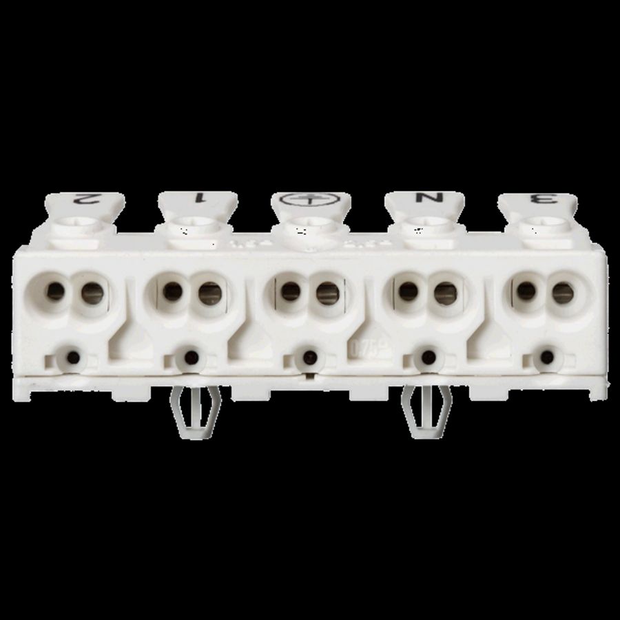 Lichtklem 5-polig wit (AC LK 980-01 RZ/5) VVE=500