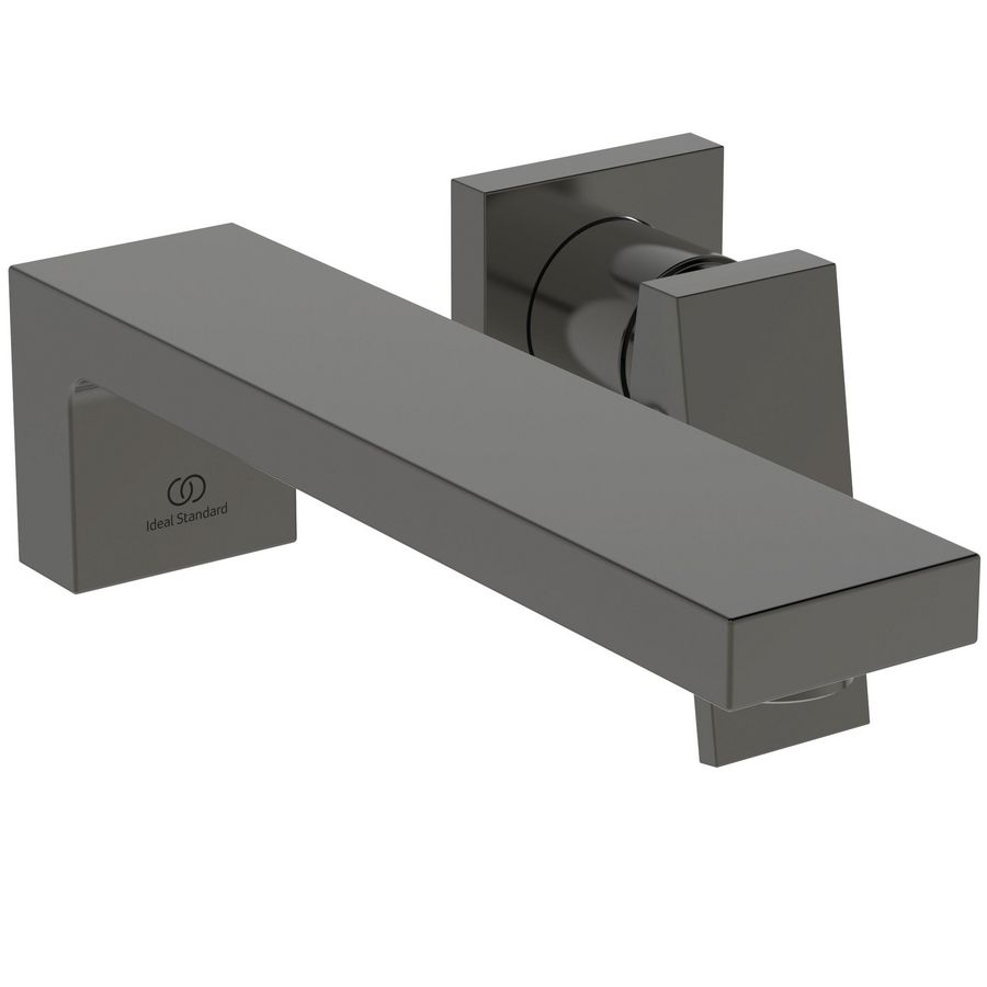Wandmengkraan 5l/min m. uitloop 230mm 2 opbouw magnetic grey Extra