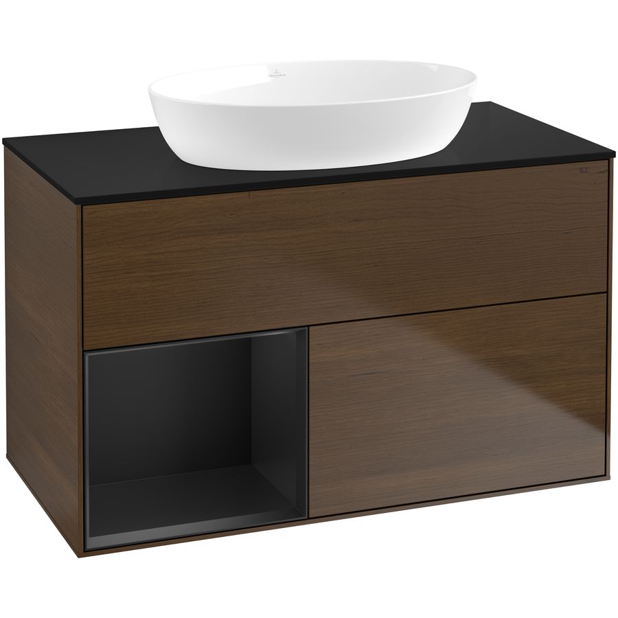 Wastafelonderkast Finion 1000x603x501mm W.Veneer FA12PDGN