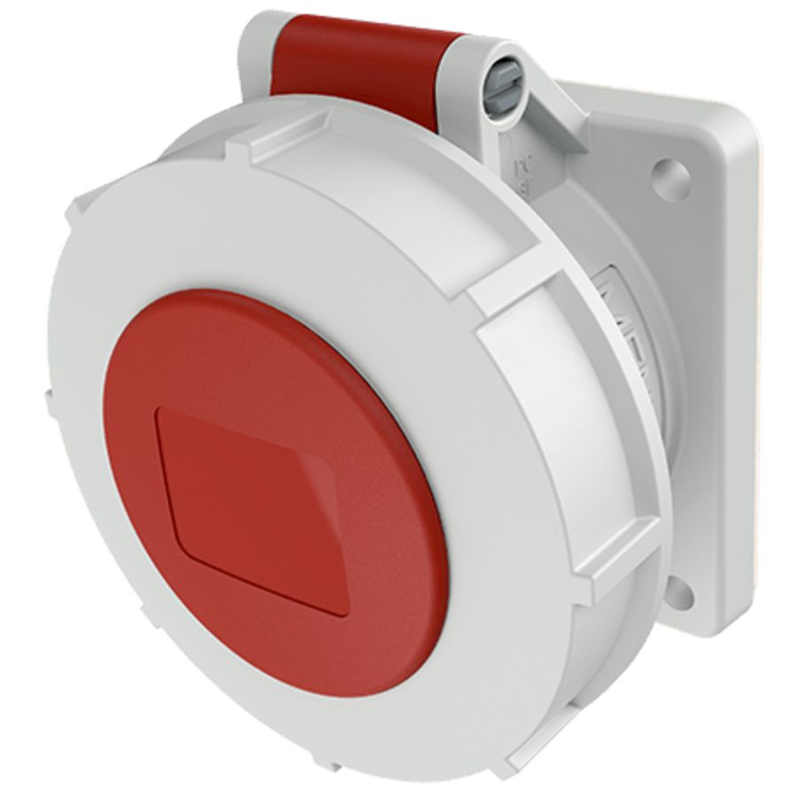 Inbouwwandcontactdoos 32A 3-polig  9H 400V IP67