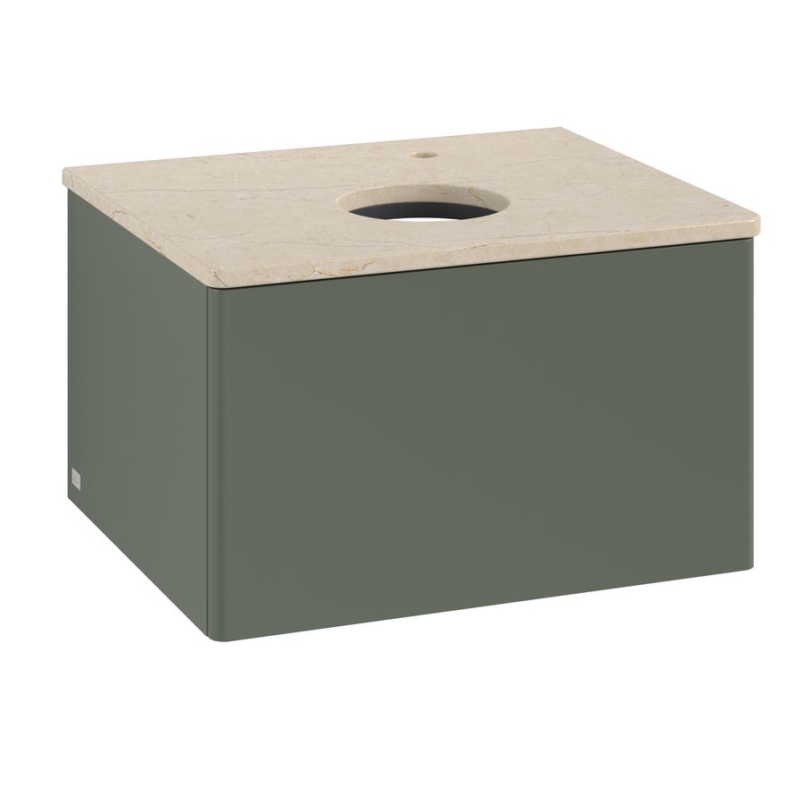 Wastafelonderkast Antao 600x360x500mm L.Green Matt Lacquer K29053HL