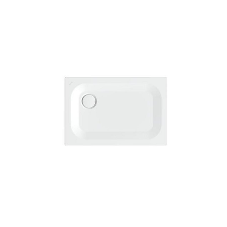Douchebak geglazuurd staal BetteUltra 900×600×25mm wit AS antislip Sense afvoer Ø90mm