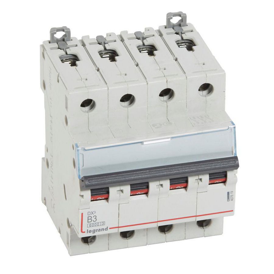Installatieautomaat DX³ 6000A/10kA 4-polig B-karakteristiek 03