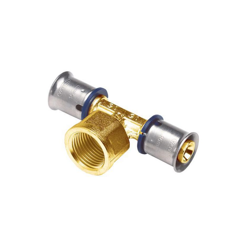 T-koppeling verlopend pers TIGRIS M1 DRL 63x2"bdn.x63mm