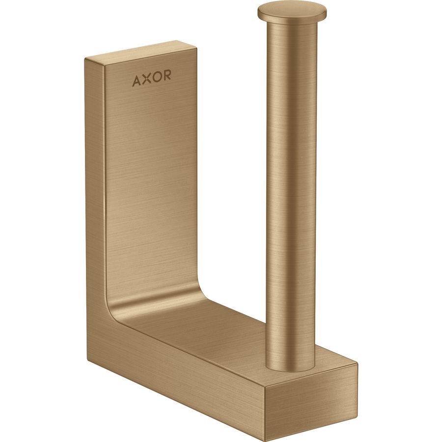 AXOR Universal Rectangular reserveclosetrolhouder Brushed Bronze