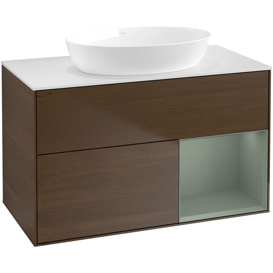 Wastafelonderkast Finion 1000x603x501mm W.Veneer FA21GMGN
