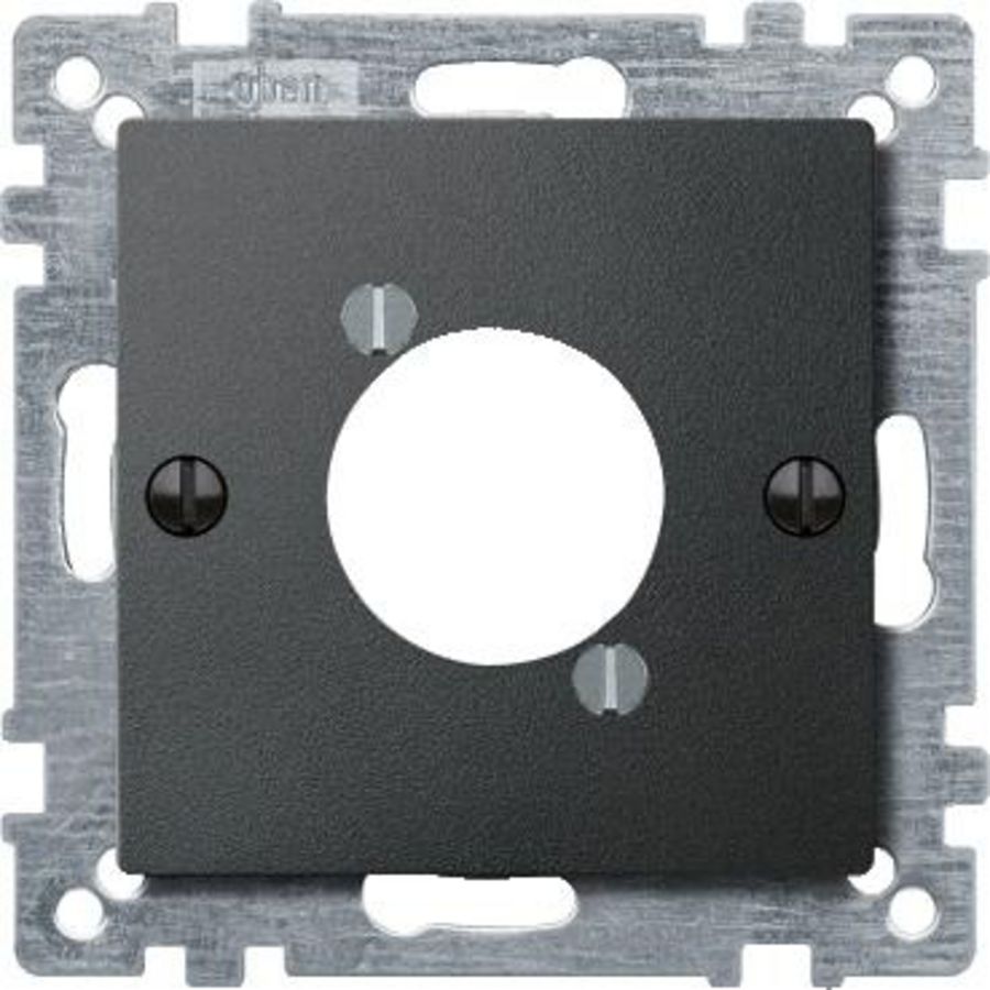 CentRALplate XLR audio plug connector anthracite System M