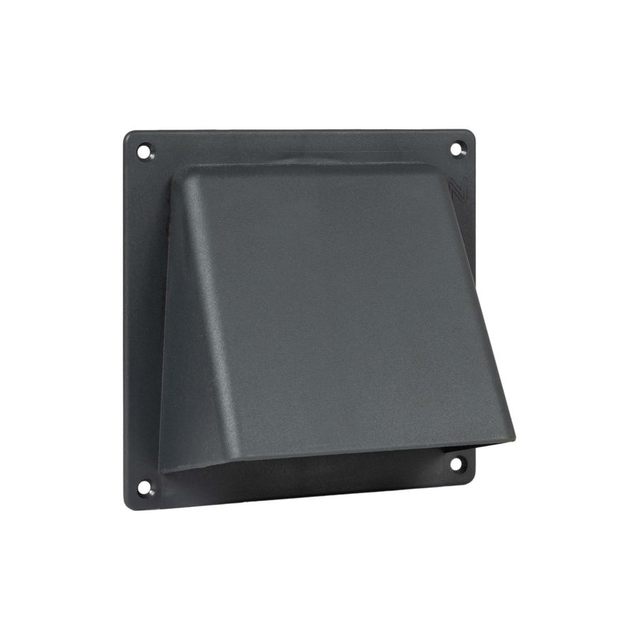 Universele gevelklep Ø100/125/110x54mm antraciet