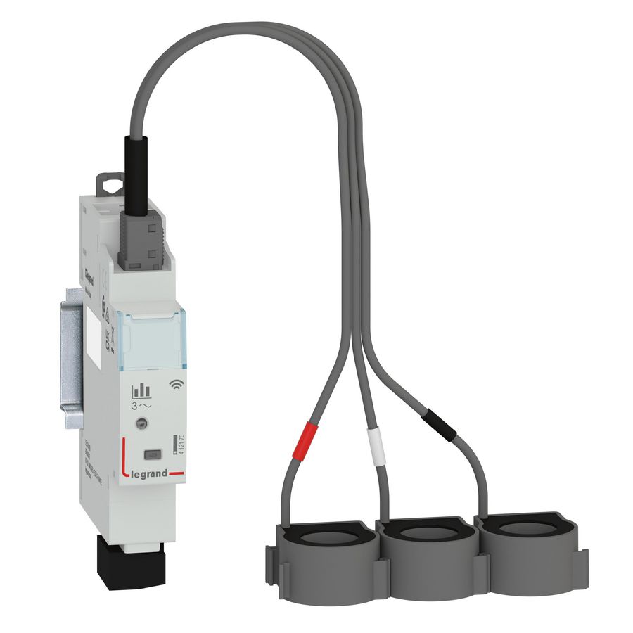 Energiemeter 3F kWh WN125A 3 spoelen 1 mod