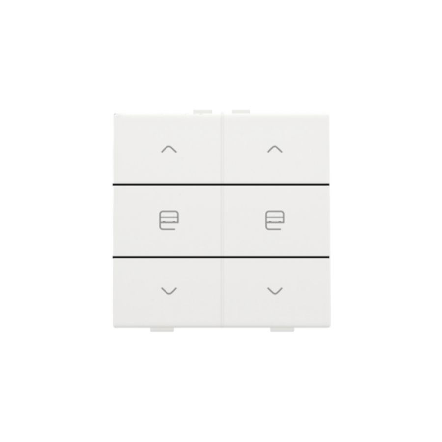 Dubbele motorsturingsbediening Home Control white coat.