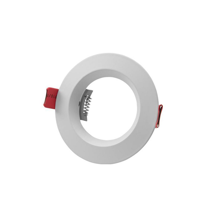 Inbouwarmatuur 50mm rond ø80mm wit