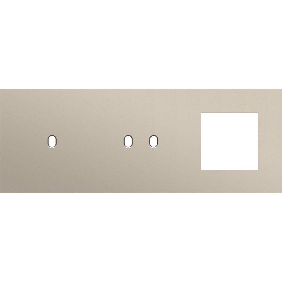 Afdekplaat 3-voud horiz. 71mm centerafst. 166-57723