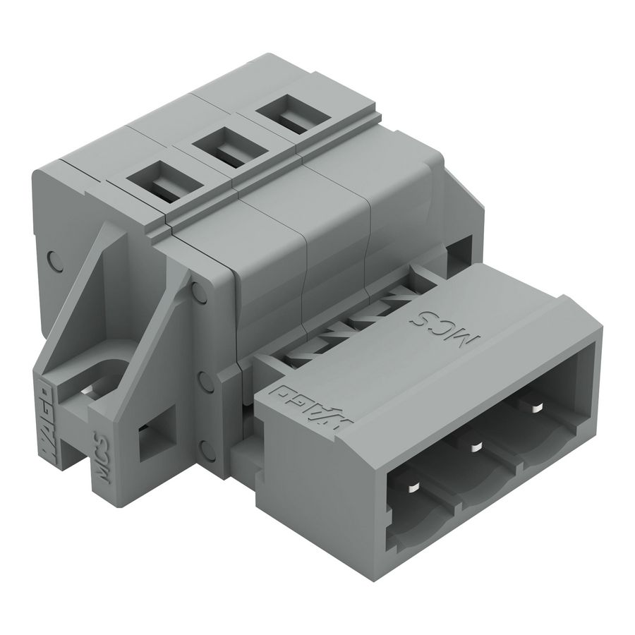 1-draads male steker 2,5mm² grijs 231-603/019-000 VVE=50