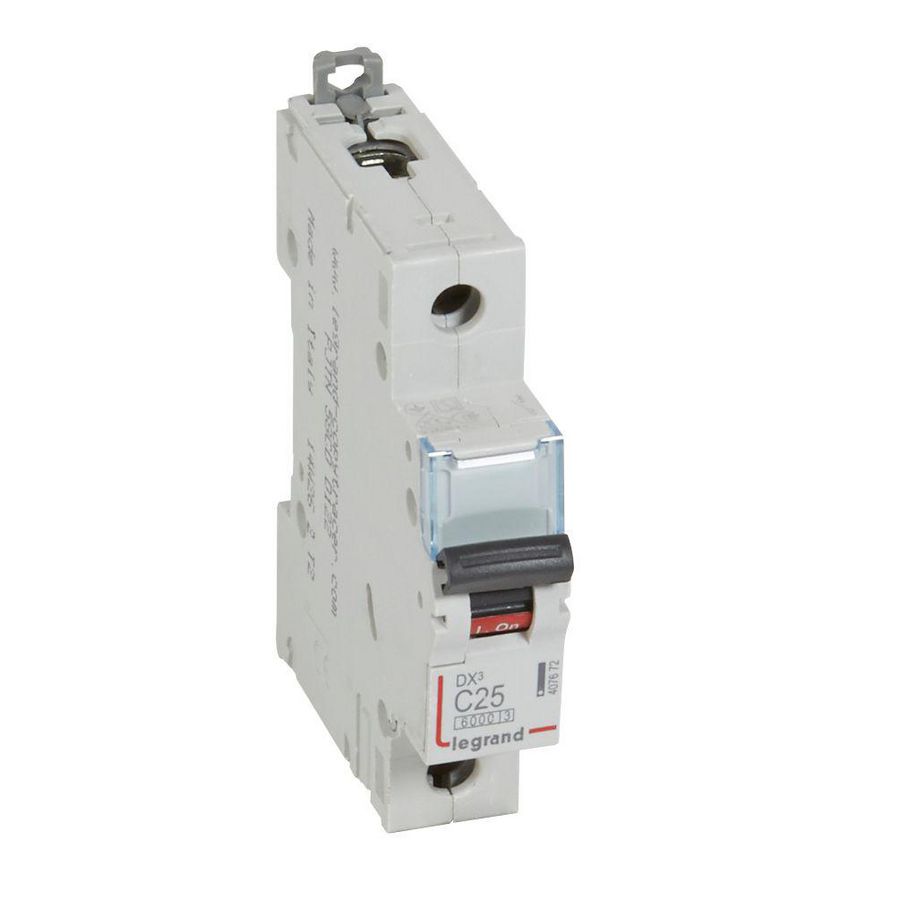 Installatieautomaat DX³ 6000A/10kA 1-polig C-karakteristiek 25A