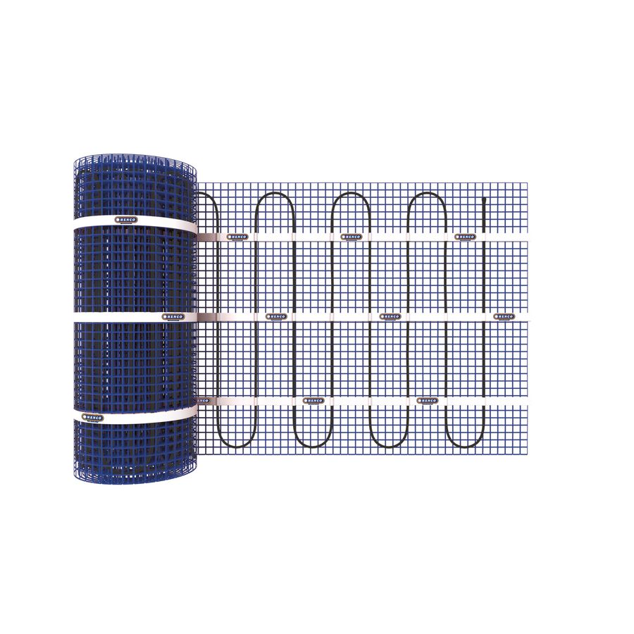 Set elektrische vloerverwarmingsmat 2250W 15M²  excl. thermostaat