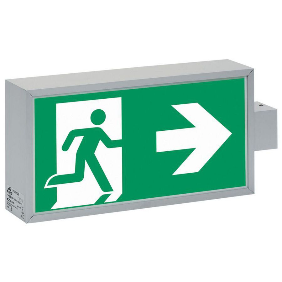 Noodverlichting wand centraal CG-S dubbelzijdig vluchtr aand. 32m