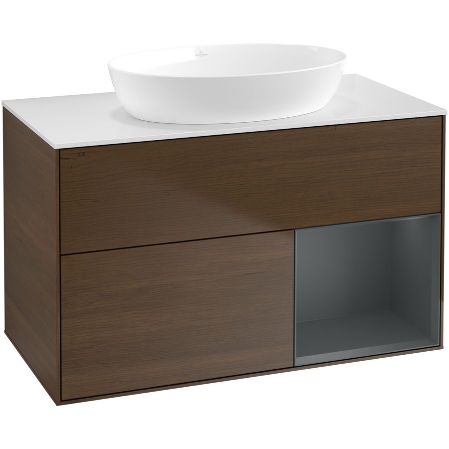 Wastafelonderkast Finion 1000x603x501mm W.Veneer FA21HGGN