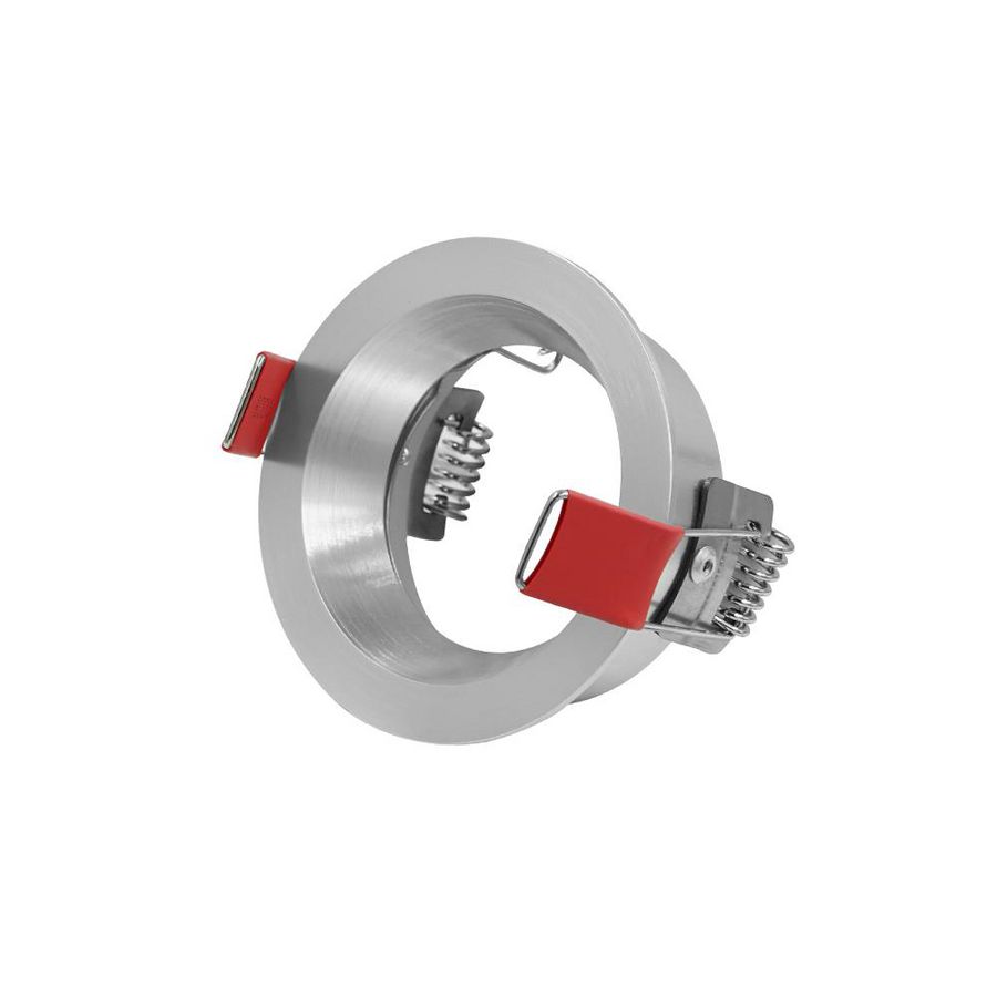 Inbouwarmatuur 50mm rond ø75mm alu