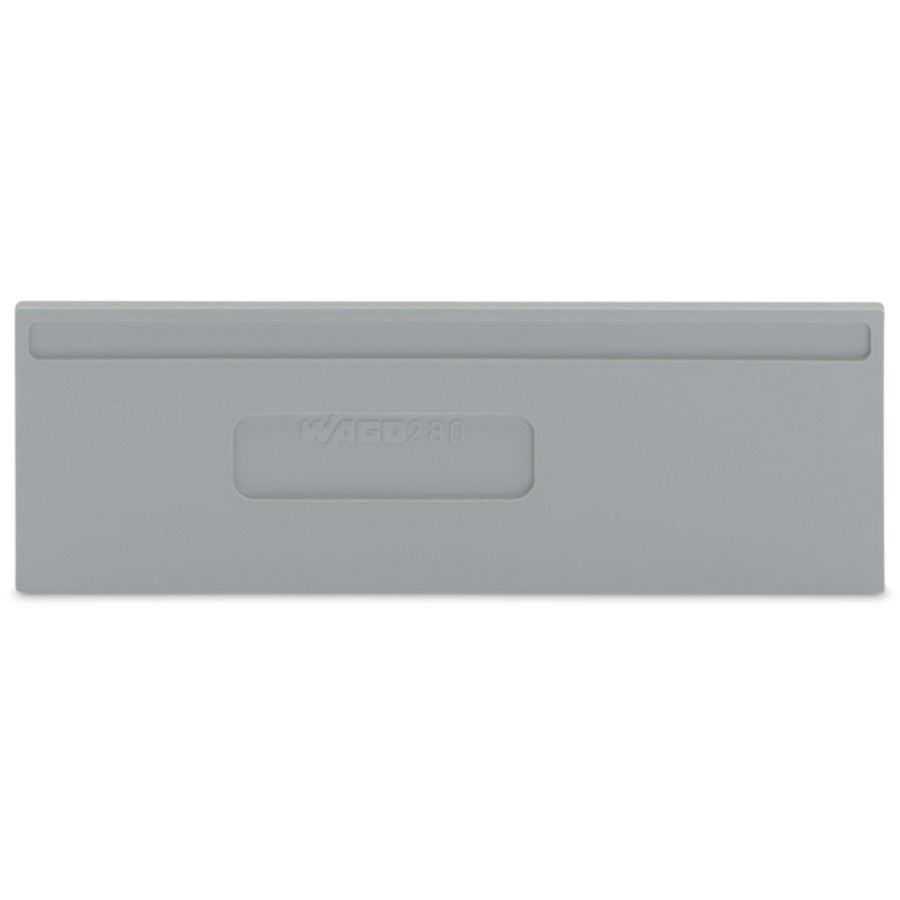 Scheidingswand 2mm grijs 280-334 VVE=25