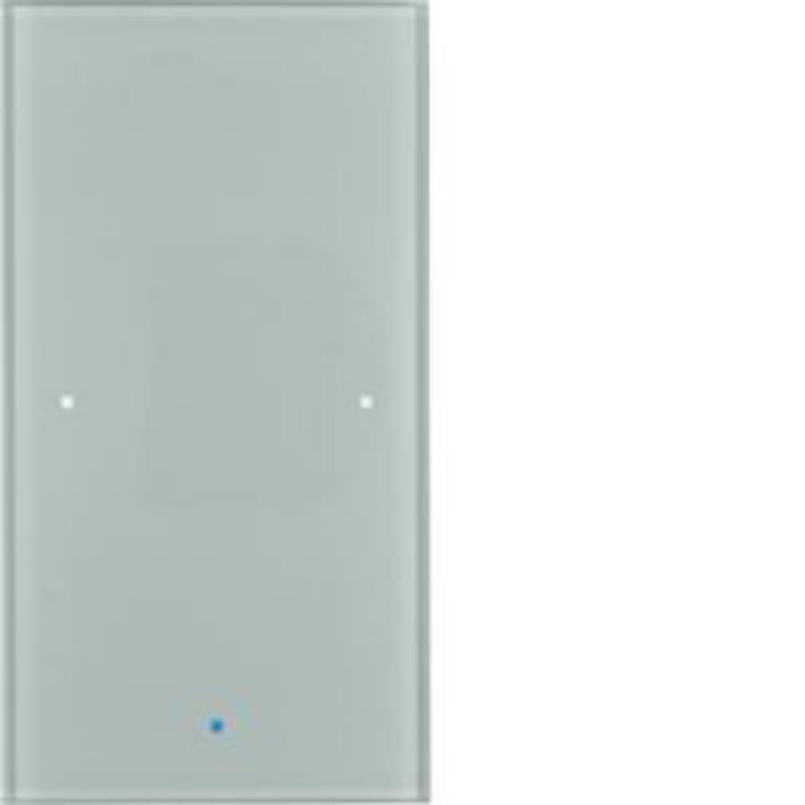 Tastsensor KNX-touch 1-v berker TS Sensor glas alu