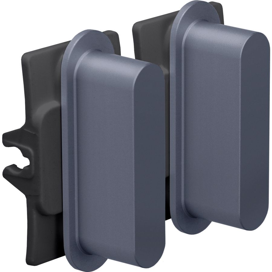 Rocker set tweevoudige schakelfuncties alu blue grey
