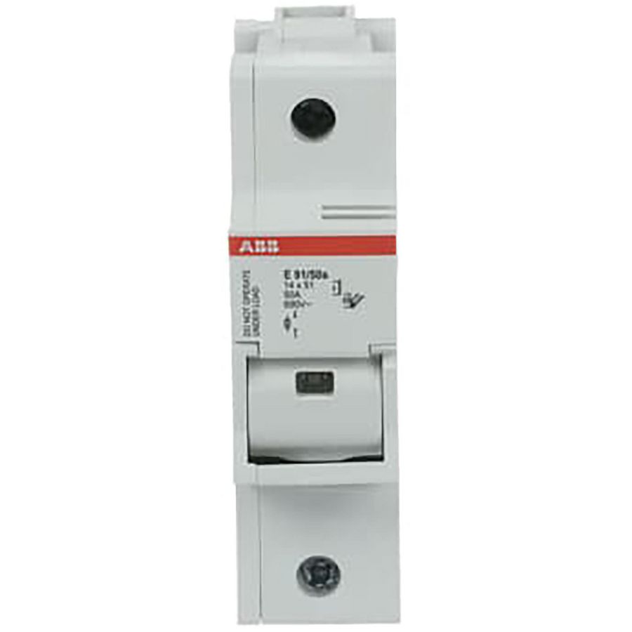 Zekeringhouder voor 14x 51mm zekeringen 1p max 50A+indicator