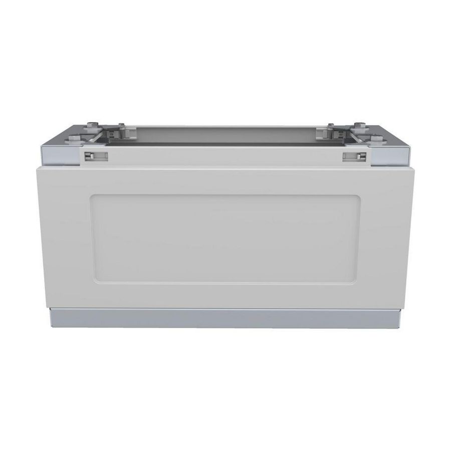 Sokkel, galvaniseerd heavy-duty, voor platformbevestiging vo