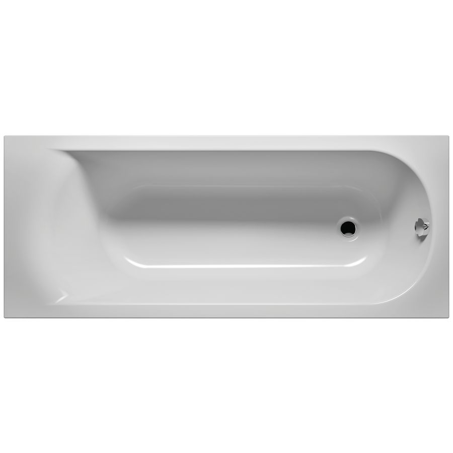 Ligbad Miami 170x70cm hooglans wit excl. badpoten