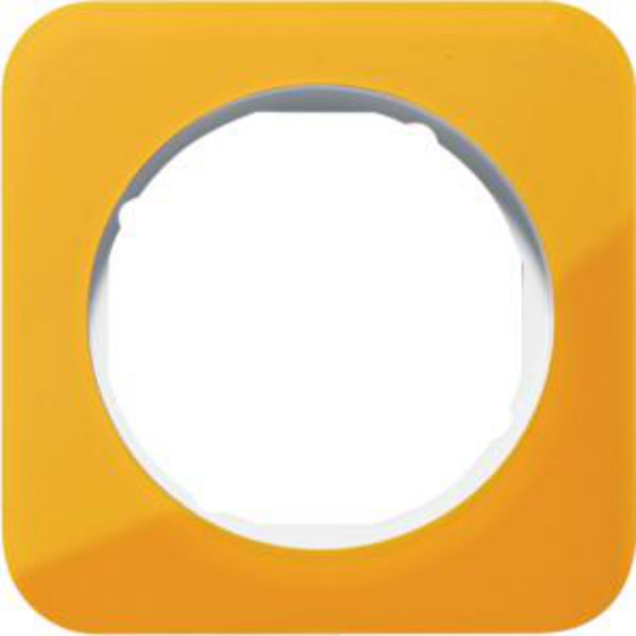 Afdekraam 1-v berker R.1 oranje acryl/polarwit