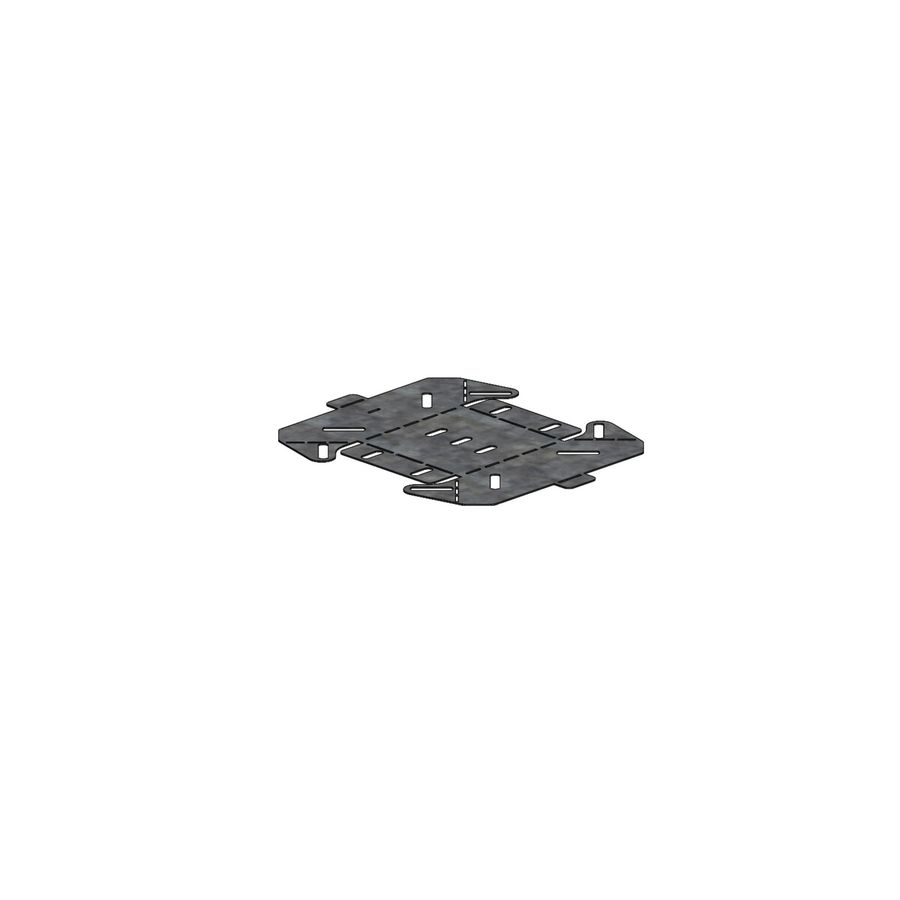 P31+ FP Flexibel stijg- of vervalstuk 90° B100 H60 HR