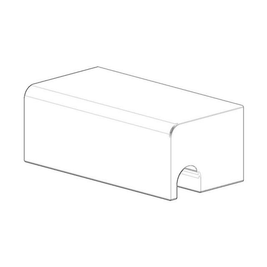 Houder voor zeepdraadmandje 57x28,5x22mm Champagne