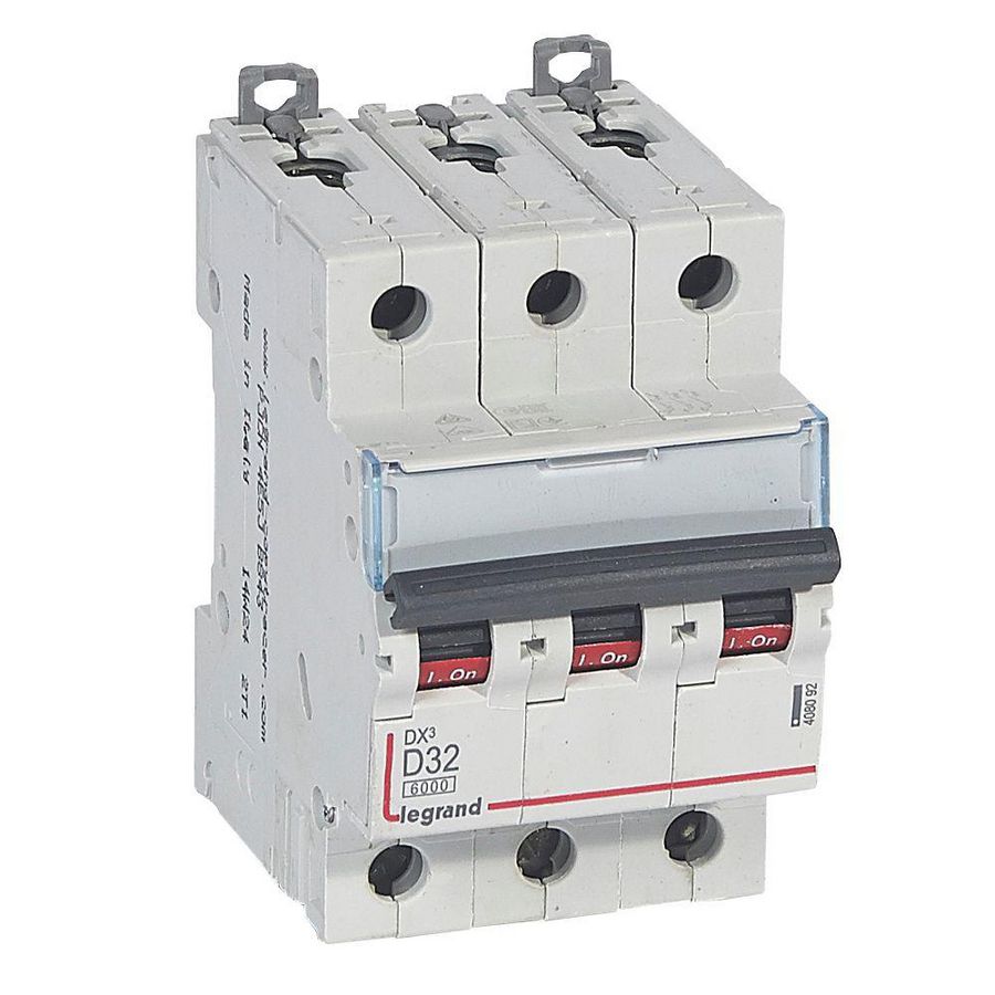 Installatieautomaat DX³ 6000A/10kA 3-polig D-karakteristiek 32A