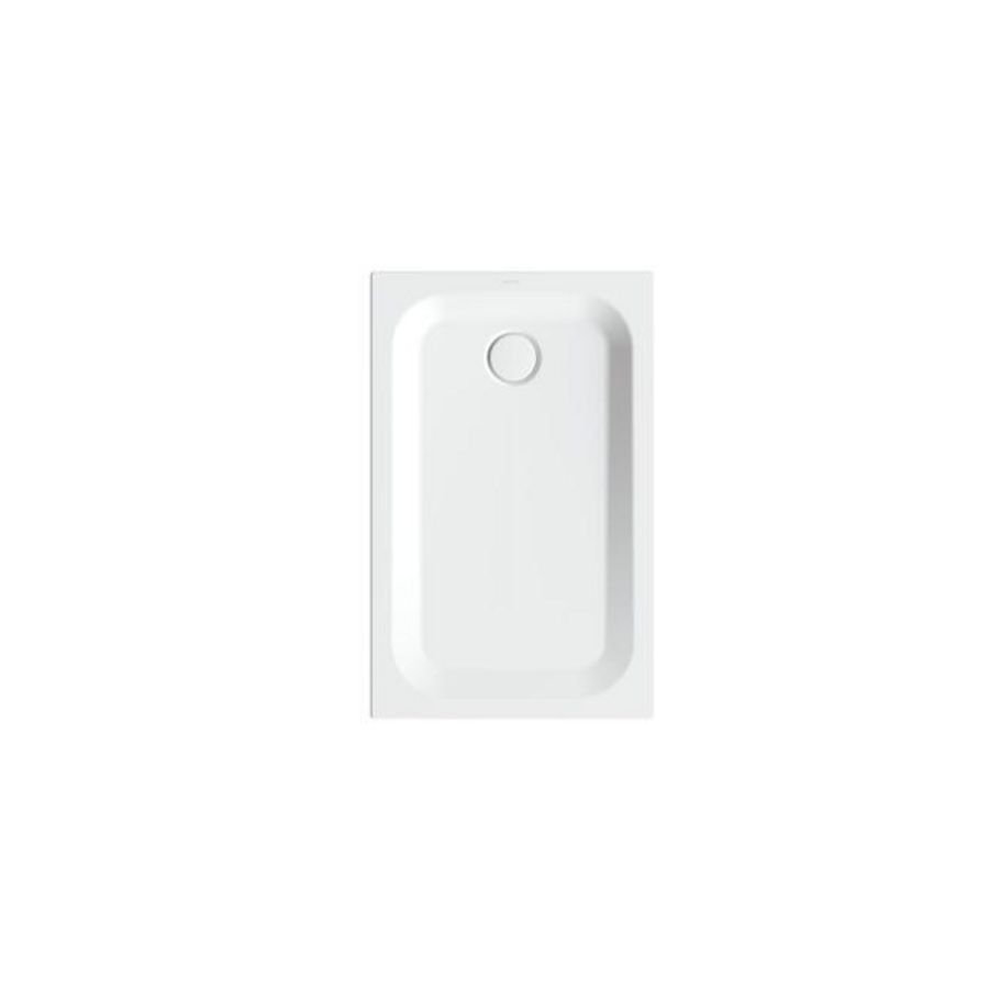 Douchebak geglazuurd staal BetteUltra 1100×700×35mm wit AS antislip Sense afvoer Ø90mm