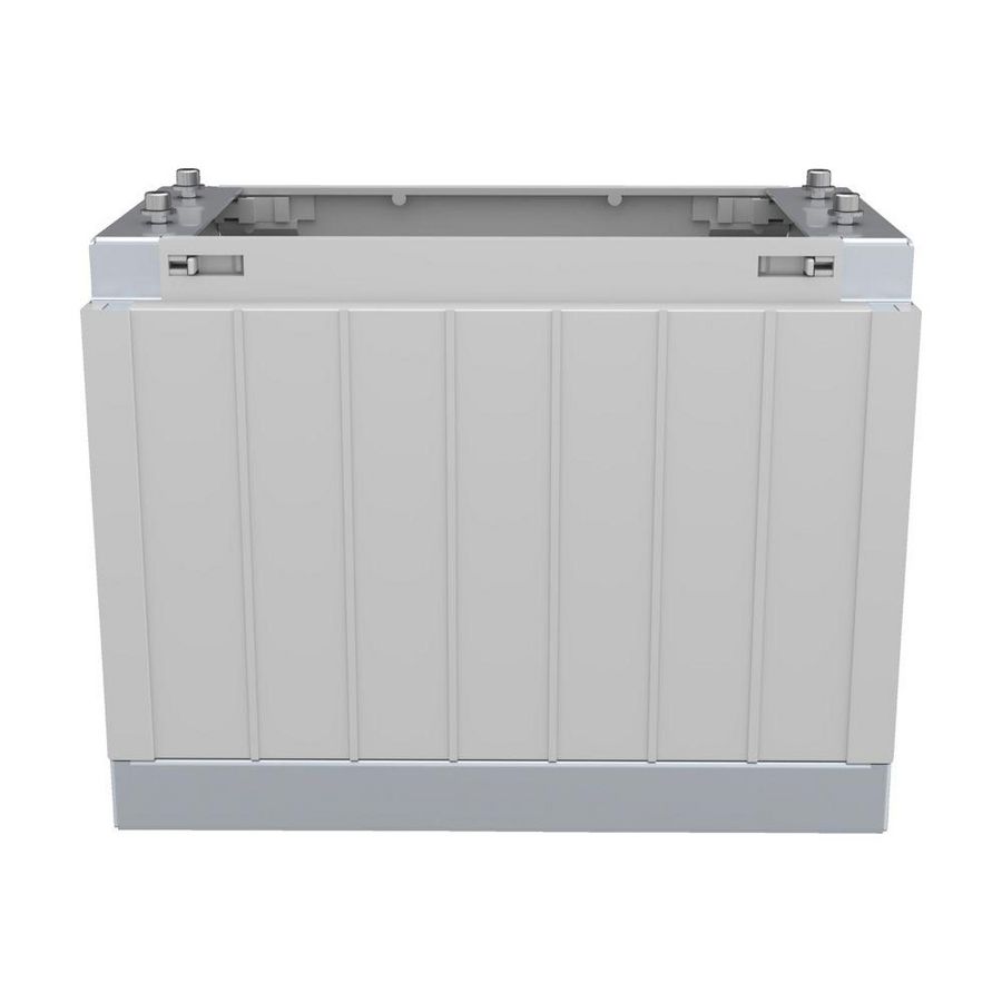 Sokkel, galvaniseerd heavy-duty, voor platformbevestiging vo