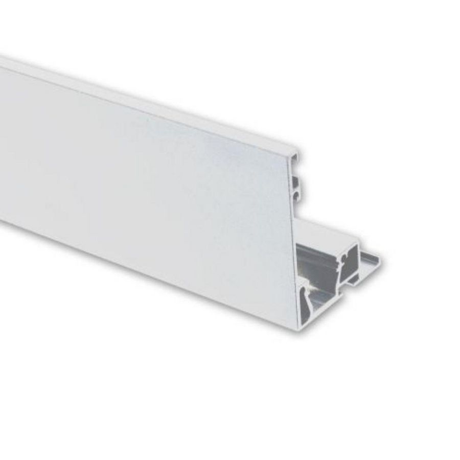 Gordijnprofiel VP4 met lijst wit RAL9010 L=200cm