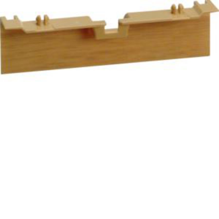 Plintpasstuk voor outlet voor goot 80mm hoog SL eiken