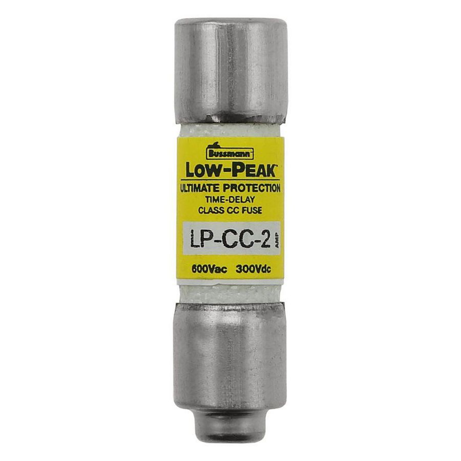 Zekering laagsp. 2A AC 600V 10x38 CC UL traag afke VVE=10