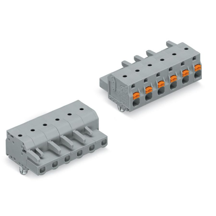 1-draads FE steker Druk grijs 2231-206/008-000 VVE=50