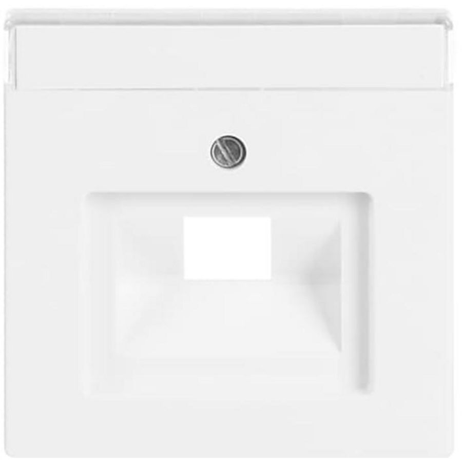 Centraalplaat afd v datadoos 1 x RJ45 s-studiowit (1803-84)