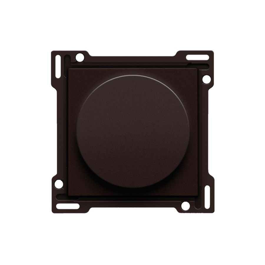 Afwerkingsset op/neer draaischakelaar dark brown