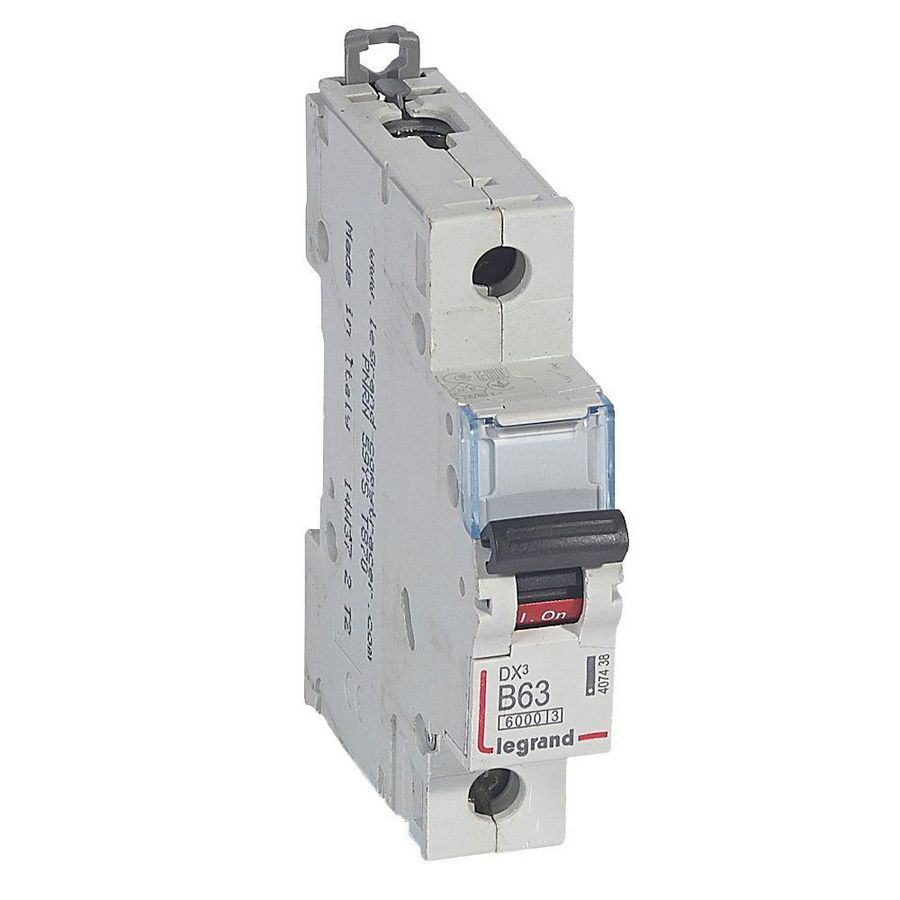 Installatieautomaat DX³ 6000A/10kA 1-polig B-karakteristiek 63