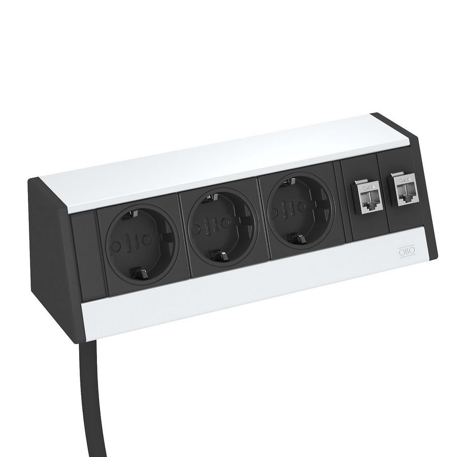 Deskbox compleet zonder montagebeugel Aluminium alu 6116945