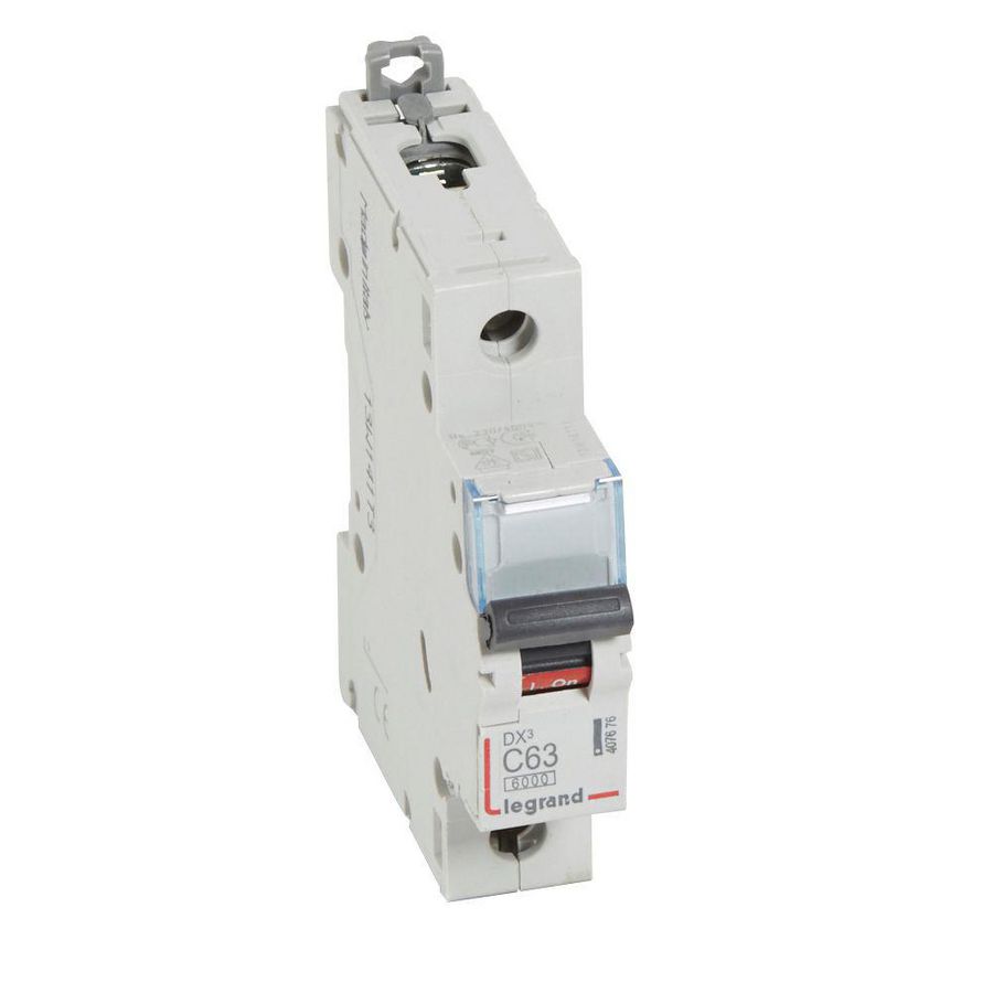 Installatieautomaat DX³ 6000A/10kA 1-polig C-karakteristiek 63A